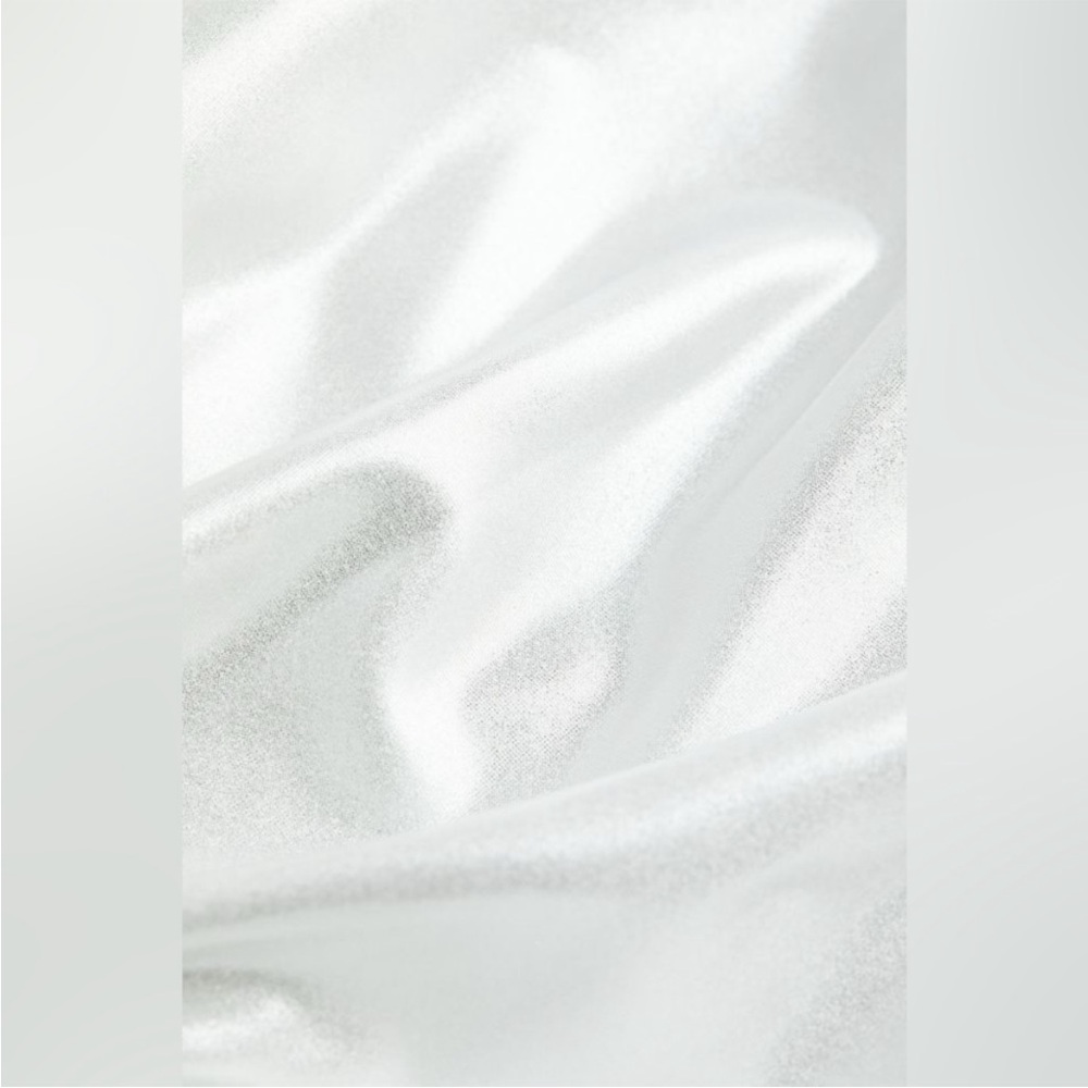 H&M One-Shoulder Ruched Shimmer Top - Picture 2 of 7